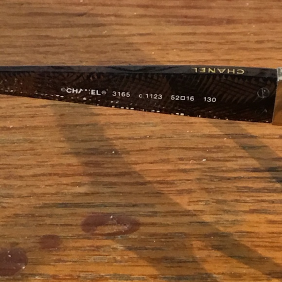 Chanel eyeglasses frames only ==3165==52-16-130==preowned but in good shape - Picture 4 of 12